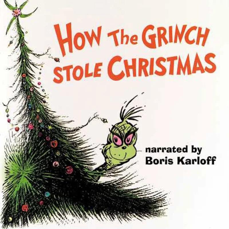 Dr Seuss How The Grinch Stole Christmas Soundtrack LP On Grinch Green Color Vinyl *