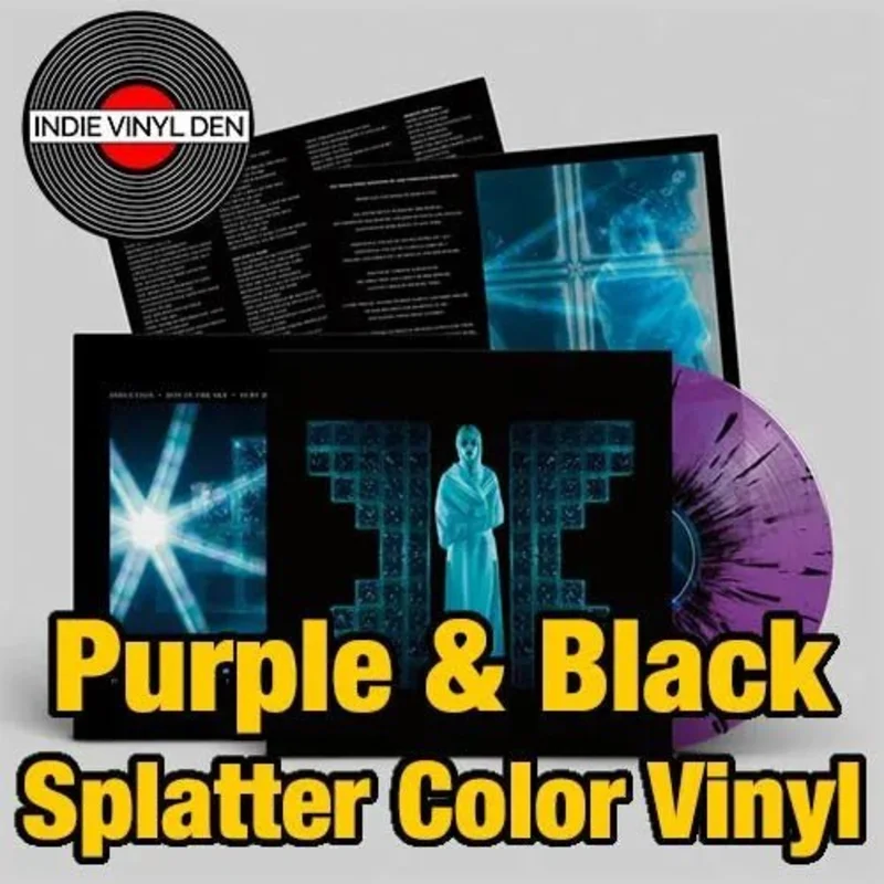 Drab Majesty - The Demonstration - Purple & Black Splatter Color Vinyl Record