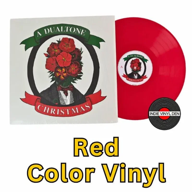 Dualtone Various Artists Christmas -  Red Color Vinyl Record