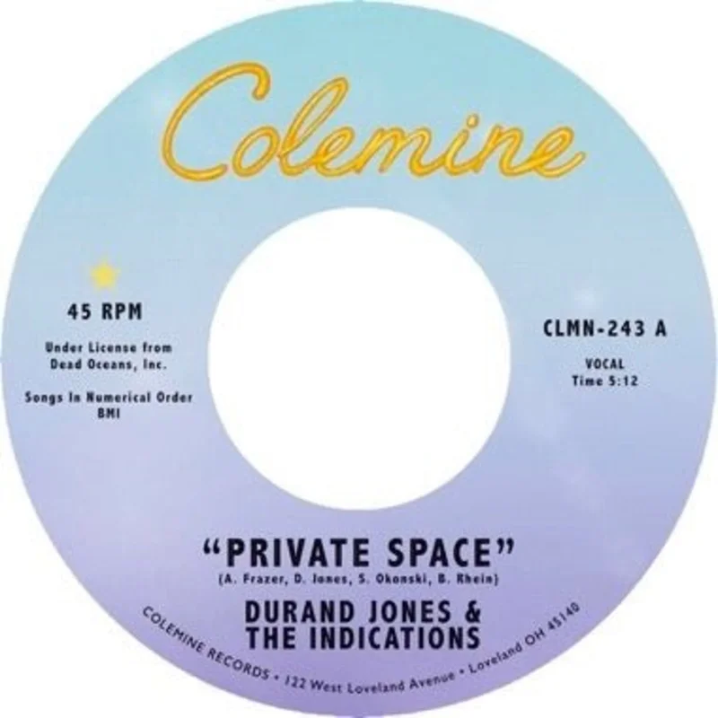 Durand Jones & The Indications - Private Space b/w Sea of Love (Dark Purple Color) Vinyl 7"