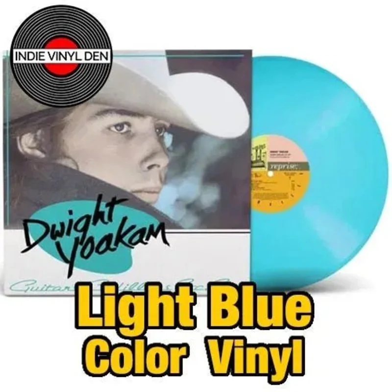Dwight Yoakam - Guitars Cadillacs Etc. Etc - Light Blue Vinyl Record *