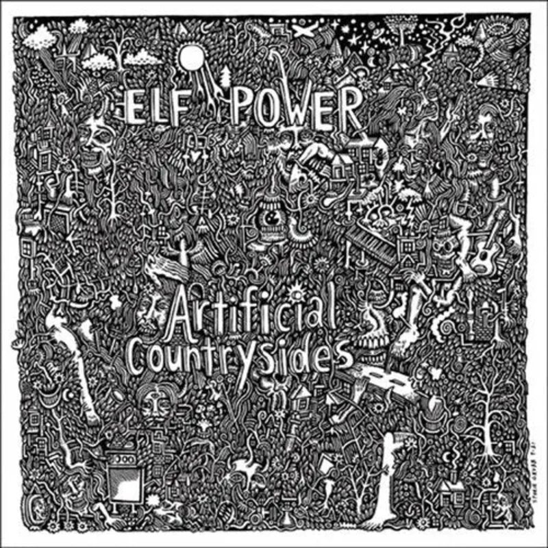 Elf Power - Artificial Countrysides - Clear Purple Color Vinyl Record LP