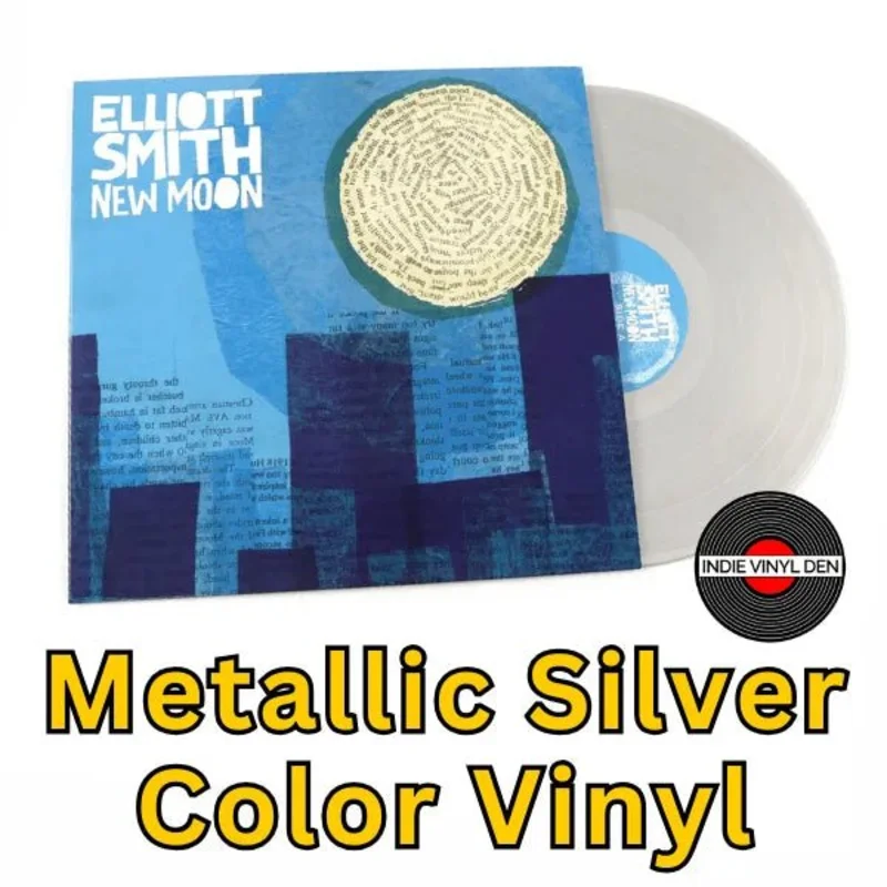 Elliott Smith - New Moon - Metallic Silver Color Vinyl Record 2LP