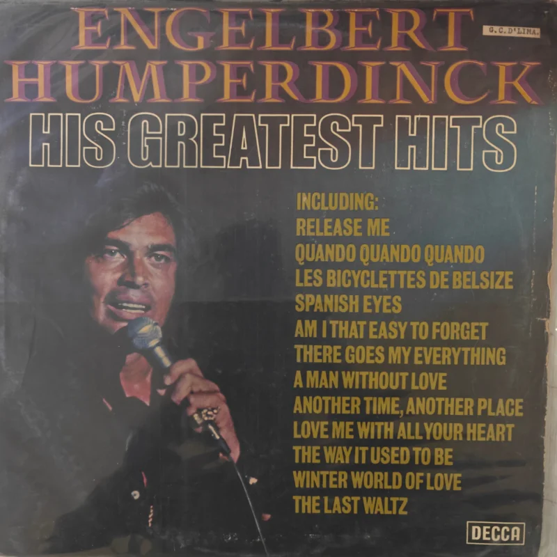 Engelbert Humperdinck - His Greatest Hits ( (Used Vinyl - VG+) PJ Marketplace