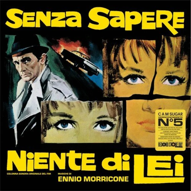 Ennio MORRICONE - SENZA SAPERE NIENTE DI LEI (YELLOW VINYL) (RSD) Vinyl LP