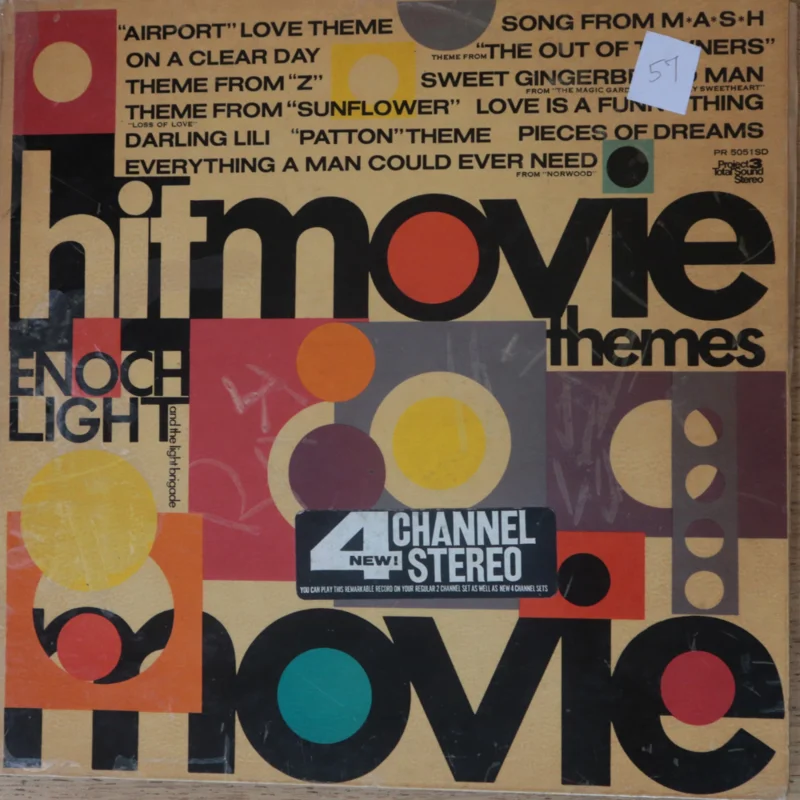 Enoch Light - Hit Movie Themes ( (Used Vinyl - VG) VJ Marketplace