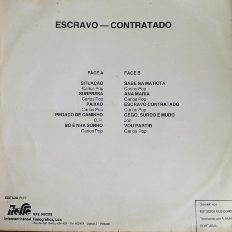 Escravo - Contratado
