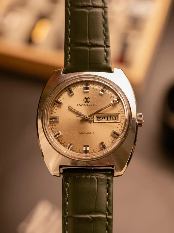 Favre Leuba Duomatic (Ref. 75013 A) (37mm; Automatic)