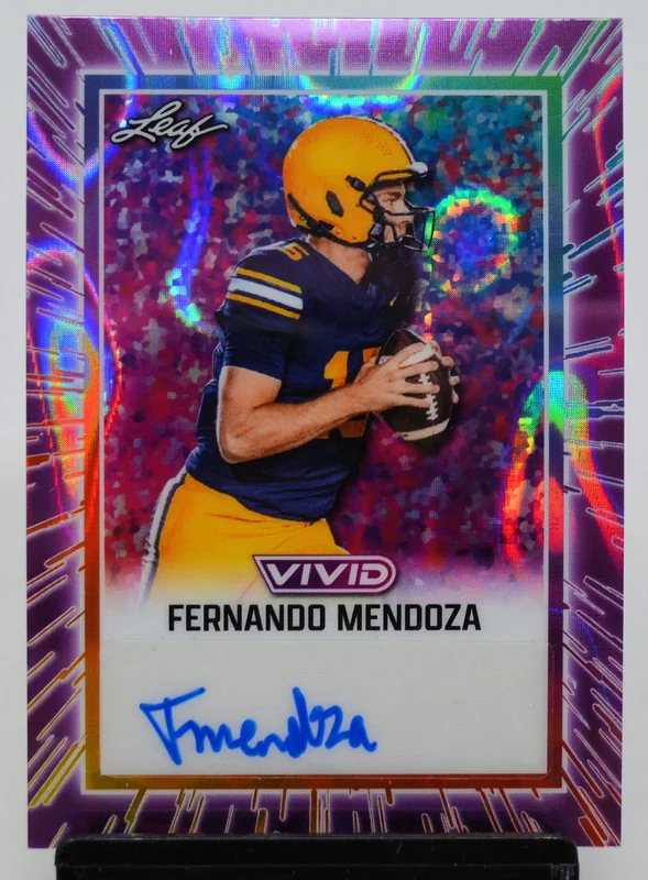 Fernando Mendoza - 2025 Leaf Vivid Autograph #'d 4/7