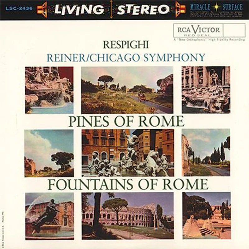Fritz Reiner - Respighi Pines Of Rome & Fountains (Analogue Pressing)(Remastered) (Arrives in 30 days)