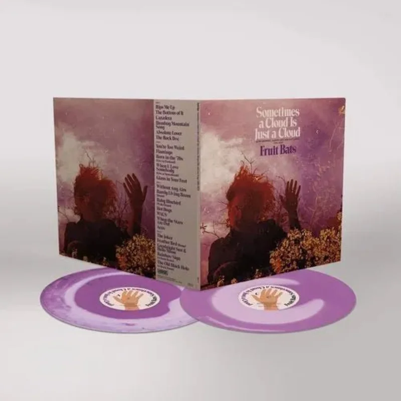 Fruit Bats - Sometimes a Cloud Is Just a Cloud - Pink-in-Violent Color Vinyl Record