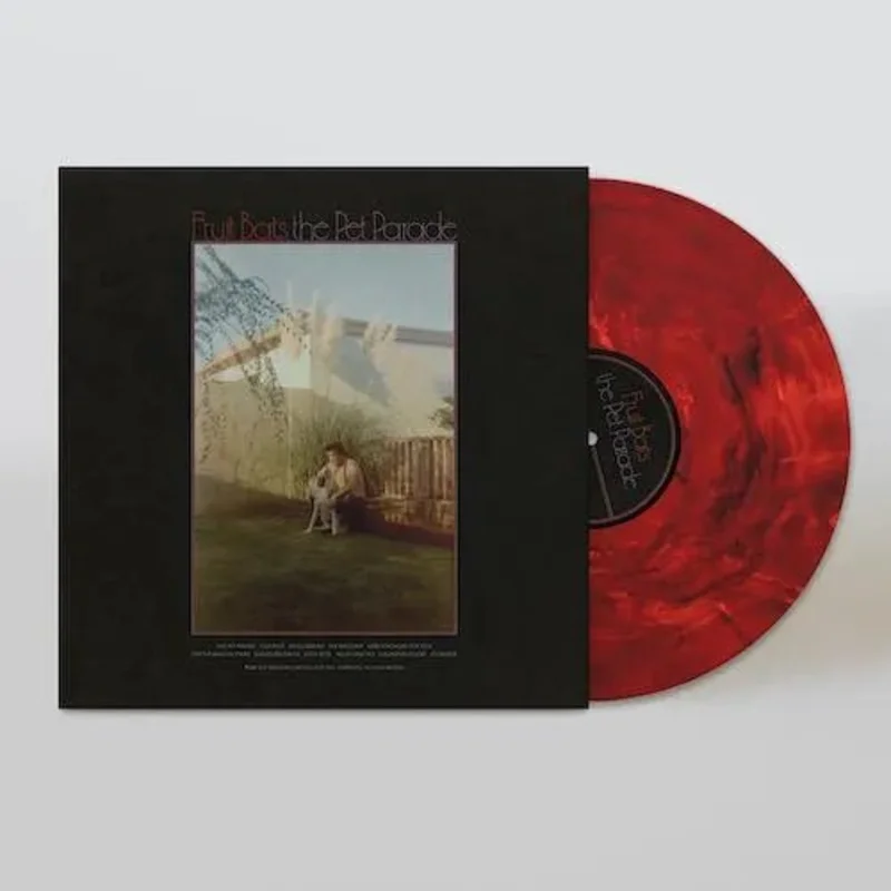 Fruit Bats  The Pet Parade [Limited Edition Clear w/ Red & Black Swirl Color Vinyl]