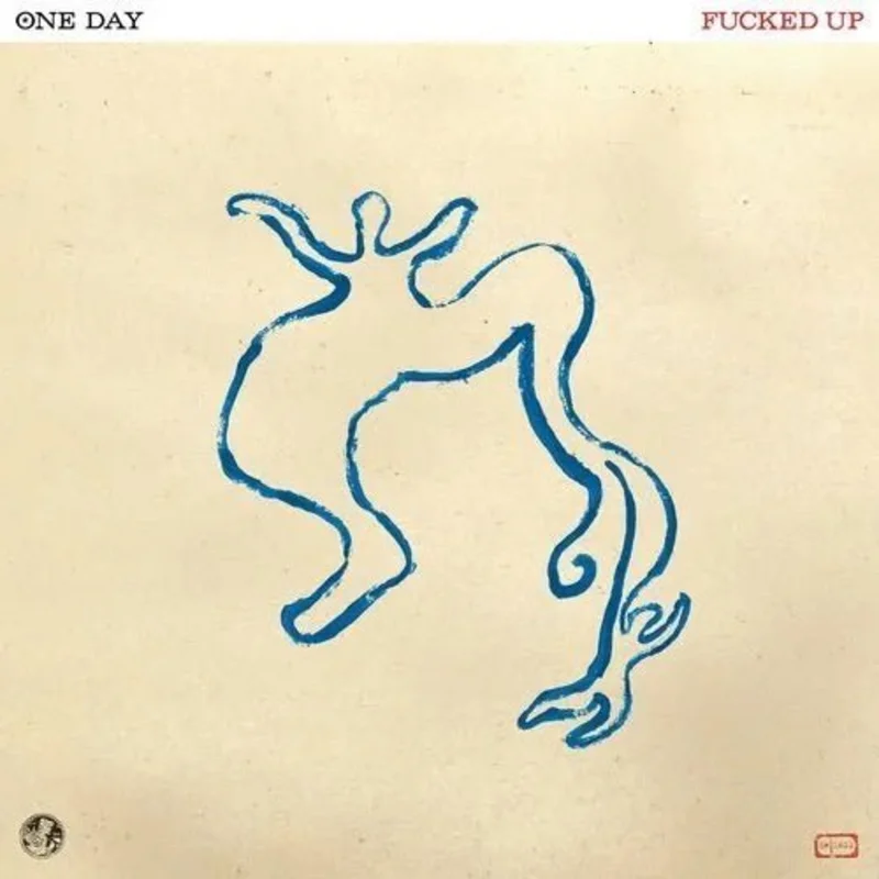 Fucked Up - One Day - Blue Milky Clear Color Vinyl Record