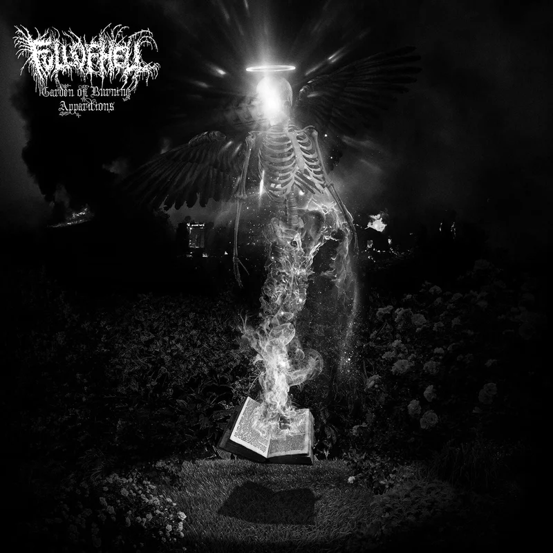 Full of Hell - Garden Of Burning Apparitions (White, Black & Silver Splatter)