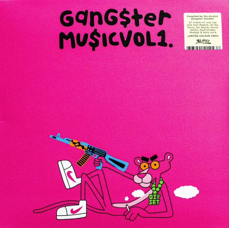 Gangster Doodles Presents Gangster Music Vol. 1 (Orange Ice Cream Color) Vinyl LP