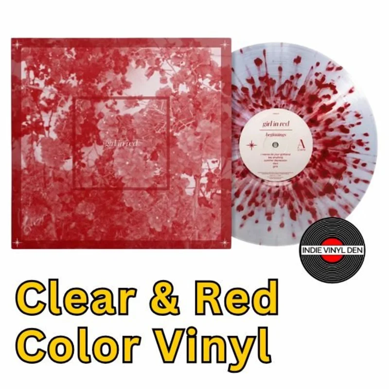 Girl In Red  Beginnings - Clear & Red Color Vinyl Record