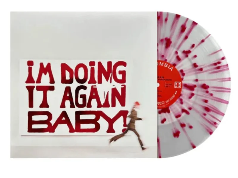 girl in red - I'M DOING IT AGAIN BABY! - RARE Red Splatter Color Vinyl Record (SCENTED)