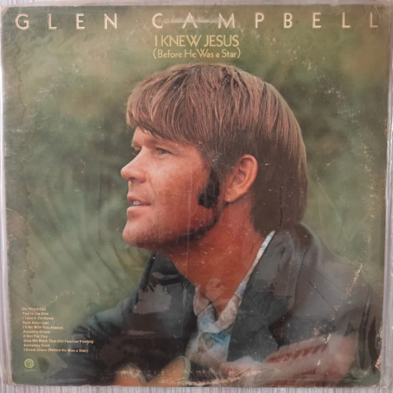 Glen Campbell - I Knew Jesus (Before He Was A Star) ( (Used Vinyl - VG+) PJ Marketplace