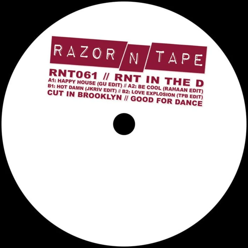 Glenn Underground / Rahaan / JKriv /  The Patchouli Brothers  - RNT In The D Vinyl 12"