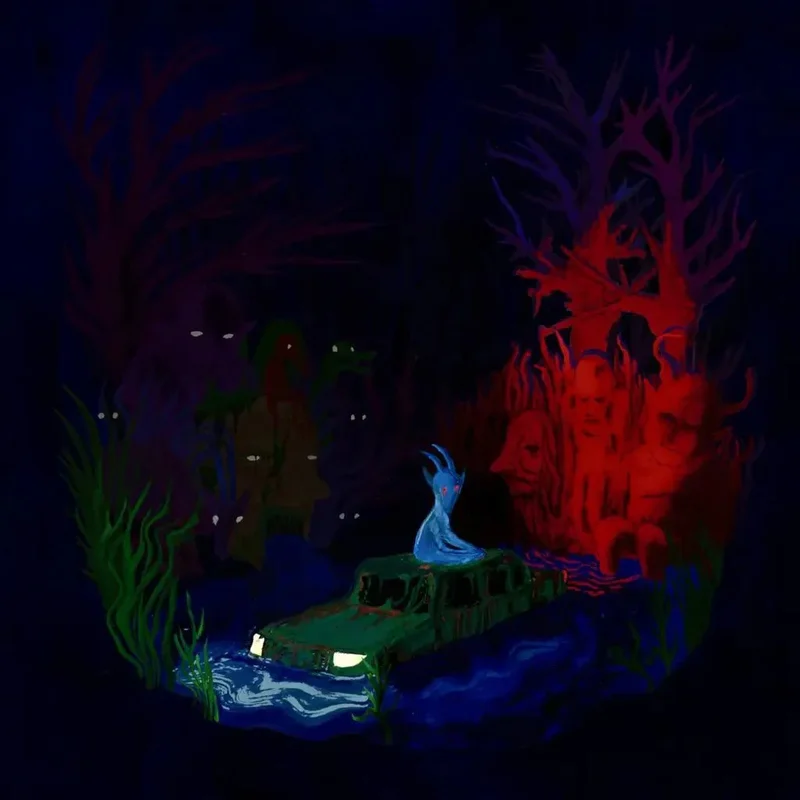 Goat Girl - Below The Waste - Red Color Vinyl Record