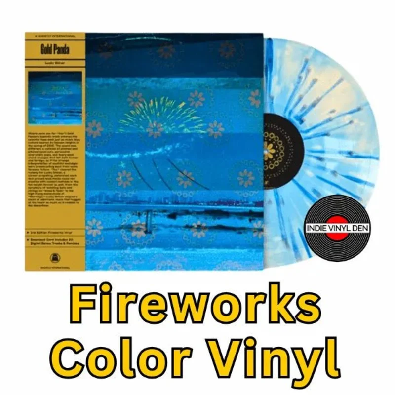 Gold Panda - Lucky Shiner (Deluxe Edition) - Fireworks Splatter Vinyl Record