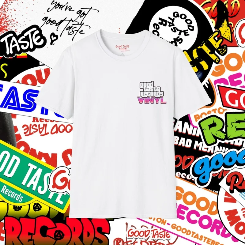 GOOD THEFT Records Tee White