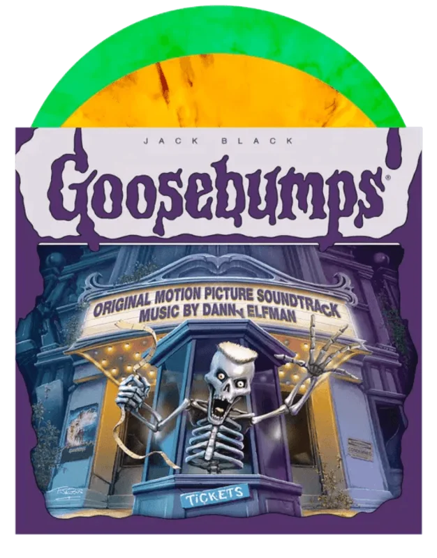 Goosebumps Soundtrack - Danny Elfman - Green & Orange Marble Color Vinyl Record 180g