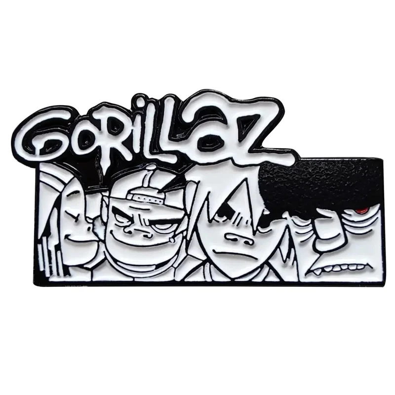 Gorillaz Band Enamel Pin