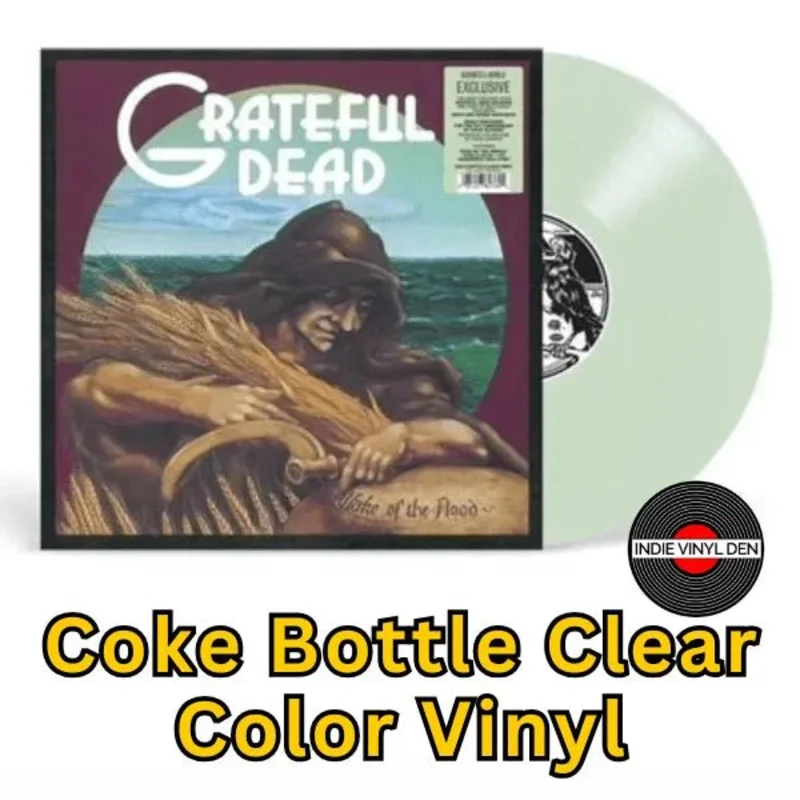 Grateful Dead - Wake Of The Flood - Coke Bottle Clear Vinyl Record