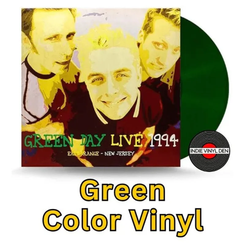Green Day - Live At WFMU, New Jersey 1994 - Green Color Vinyl Record