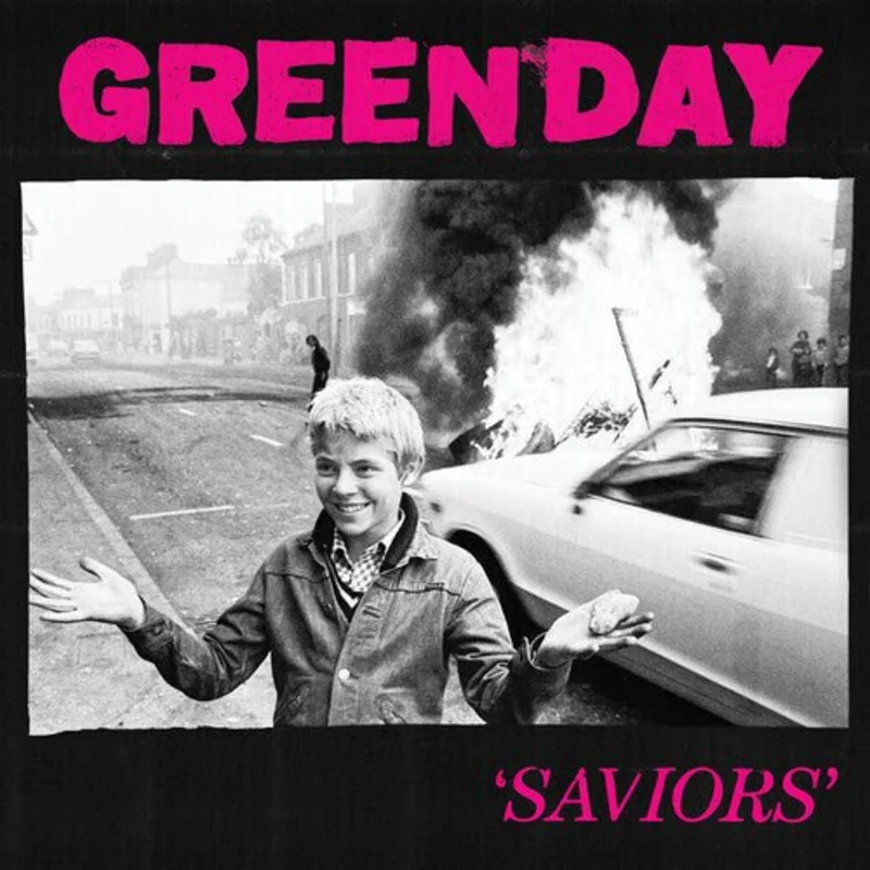 Green Day - Saviors (Deluxe 180g) (Clear & Hot Pink Splatter Color) Vinyl LP