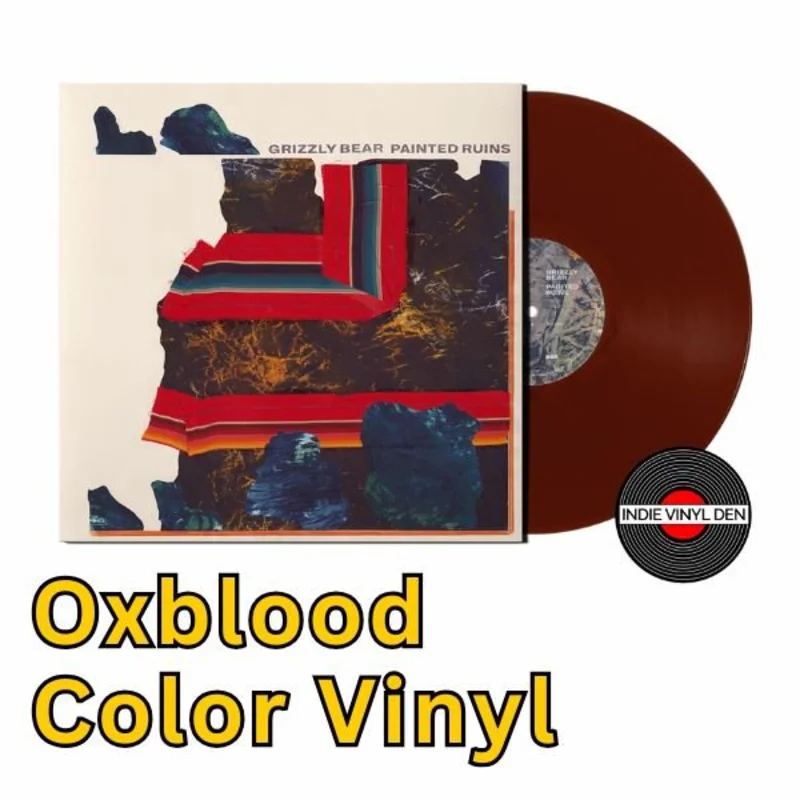 Grizzly Bear - Painted Ruins - Oxblood Color Vinyl Record 2LP