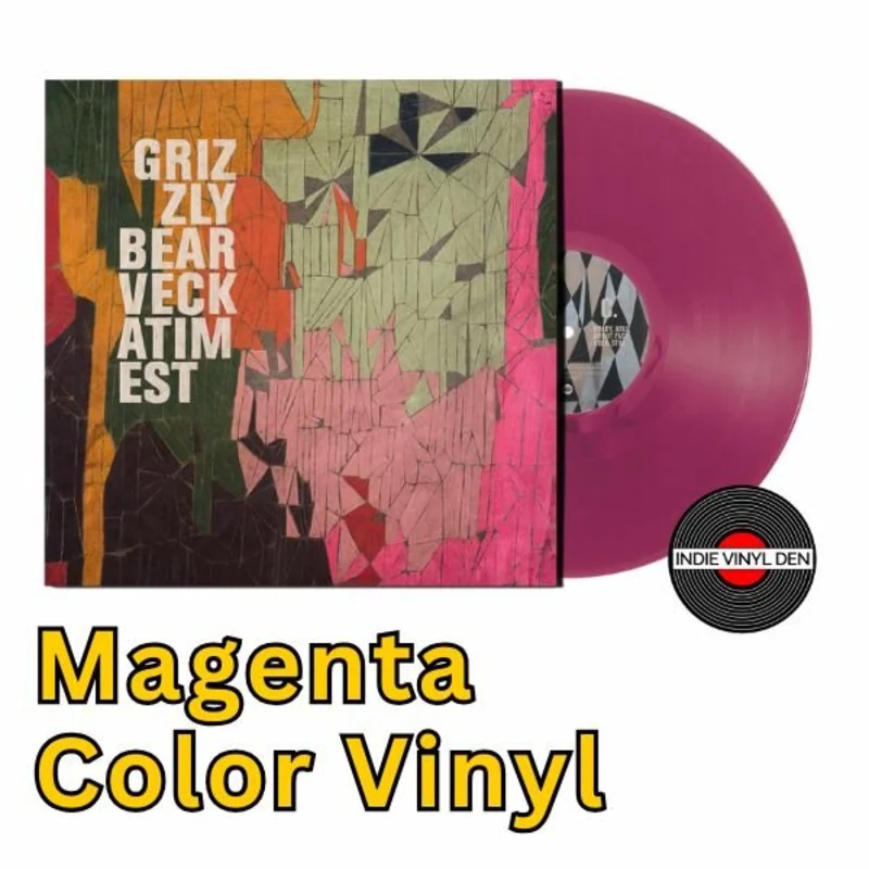 Grizzly Bear- Veckatimest - Magenta Color Vinyl Record 2LP