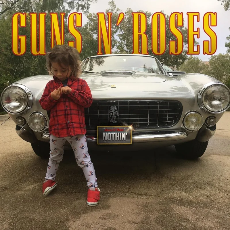 Guns N Roses - Nothin b/w Atlas (Canary Yellow Color) Vinyl 7"