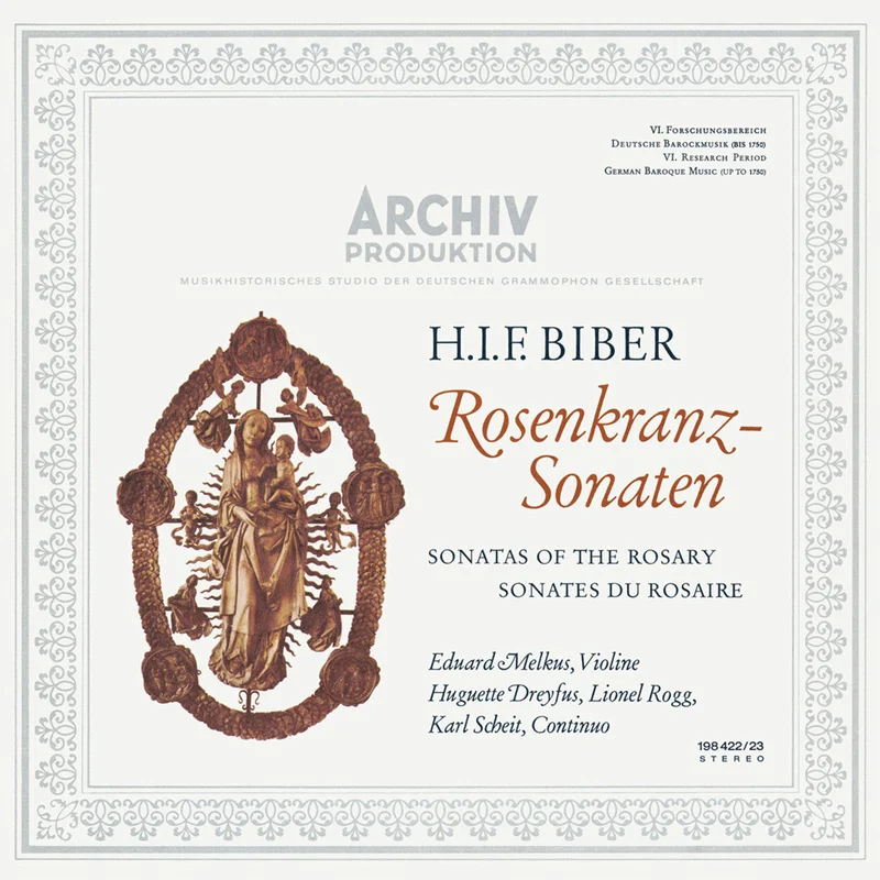 H.I.F. Biber - Rosenkranz - Sonaten = Sonatas Of The Rosary = Sonates Du Rosaire (Analogphonic) (Arrives in 30 days)
