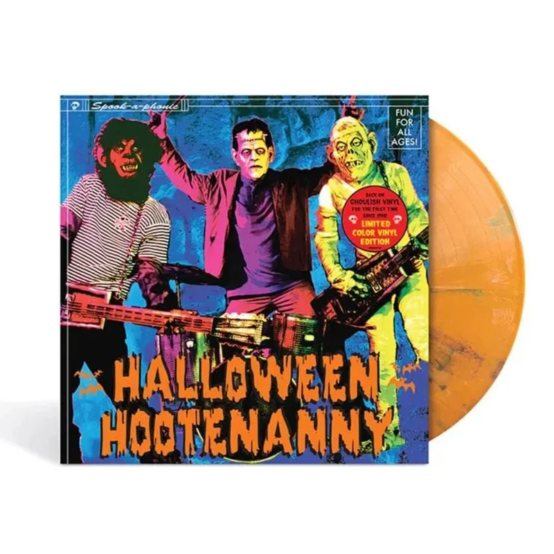 Halloween Hootenanny - Orange Splatter Vinyl Record *