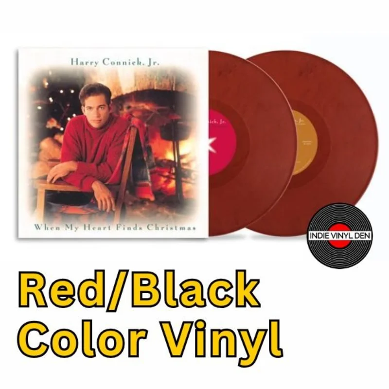 Harry Connick Jr. - When My Heart Finds Christmas Red/Black Color Vinyl Record
