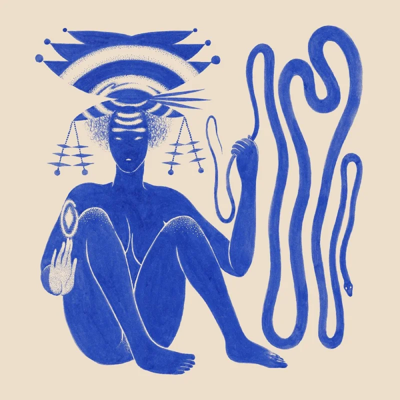 Hiatus Kaiyote - Love Heart Cheat Code (Indie Exclusive Blue & White Marble Color) Vinyl LP