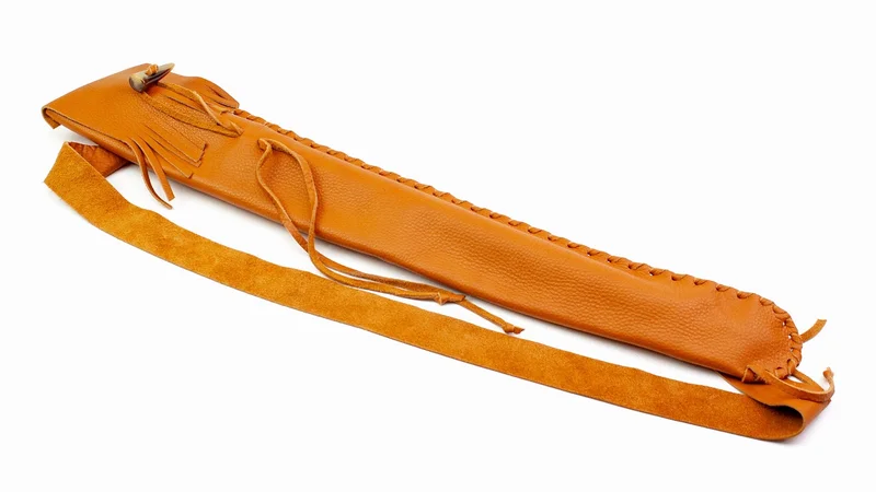 High Plains Leather Flute Bag - Saddle