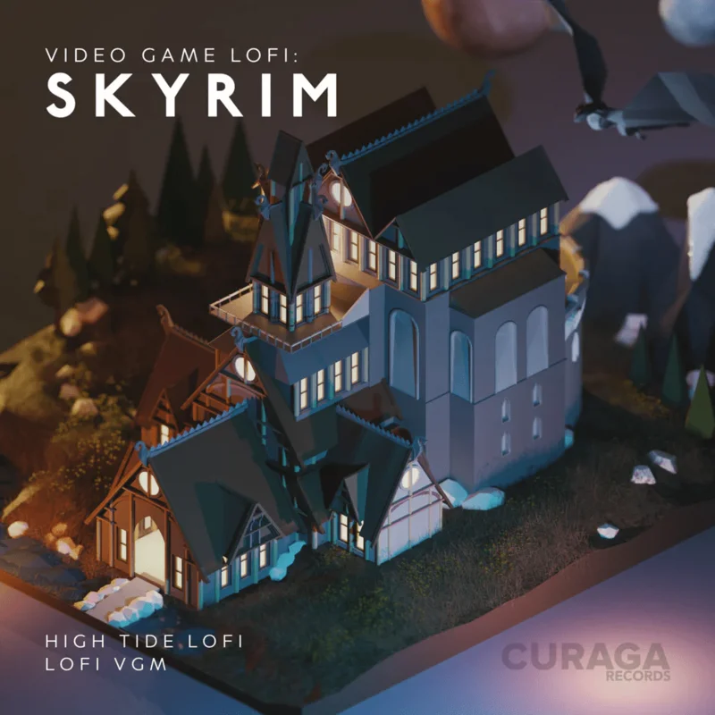 High Tide Lo-Fi - Video Game LoFi: Skyrim Vinyl LP