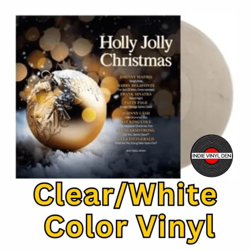 Holly Jolly Christmas - Various Artists - Clear/White Color Vinyl Record