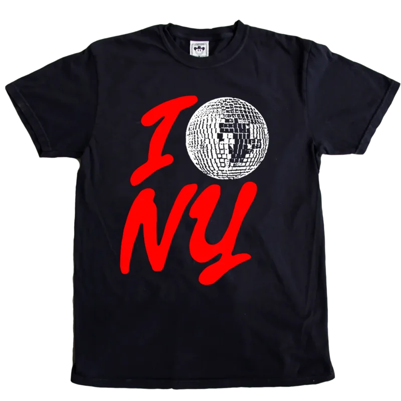 I LOVE NYC DISCO Unisex Tee Black