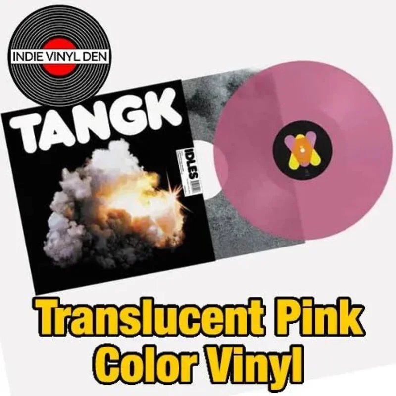 IDLES - TANGK - Translucent Pink Color Vinyl Record