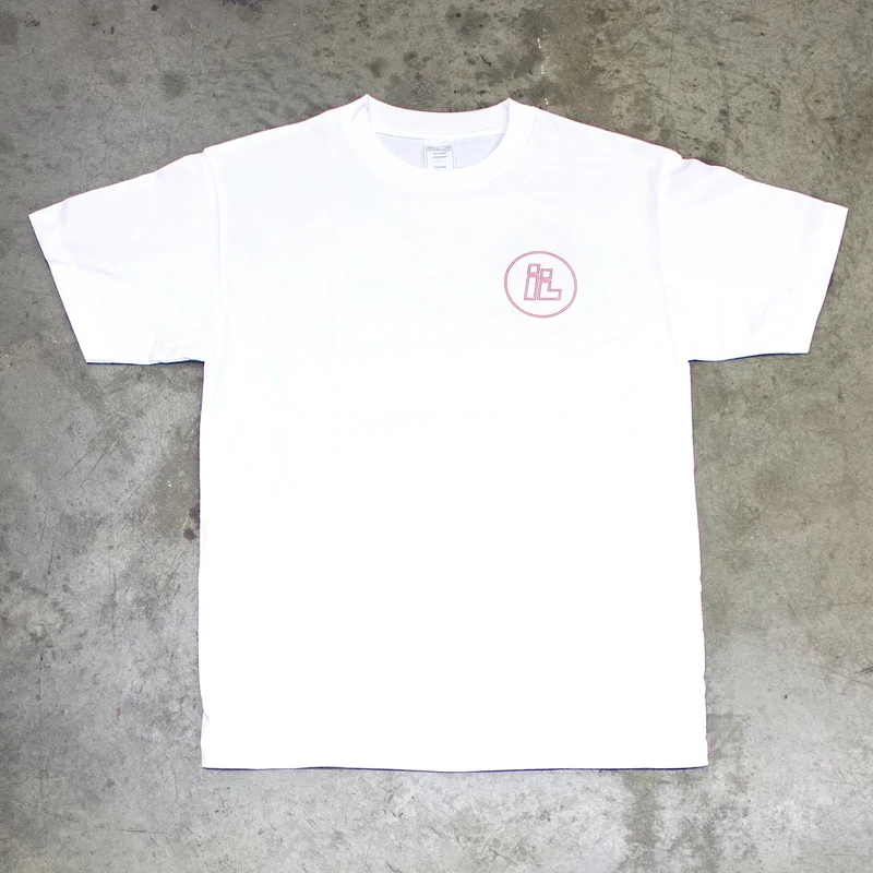 IL Dot Logo (White / Red)