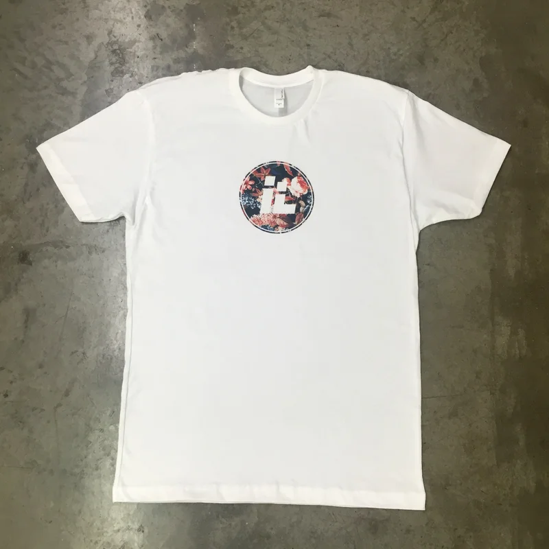 IL Floral Dot Logo (White)
