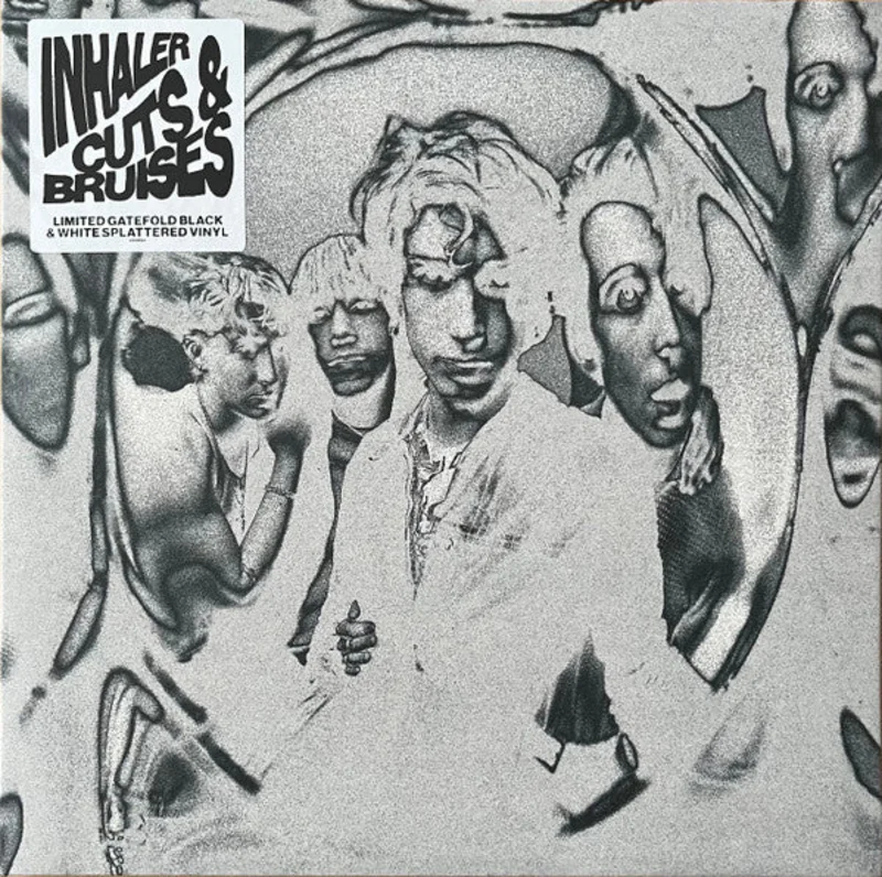 Inhaler - Cuts & Bruises(Black & White Splattered) (Arrives in 4 days)