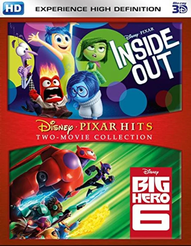 Inside Out and Big Hero 6 (3D) [Blu-ray]