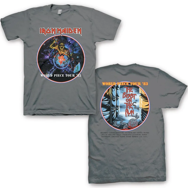 Iron Maiden World Piece 83 Tour Tee