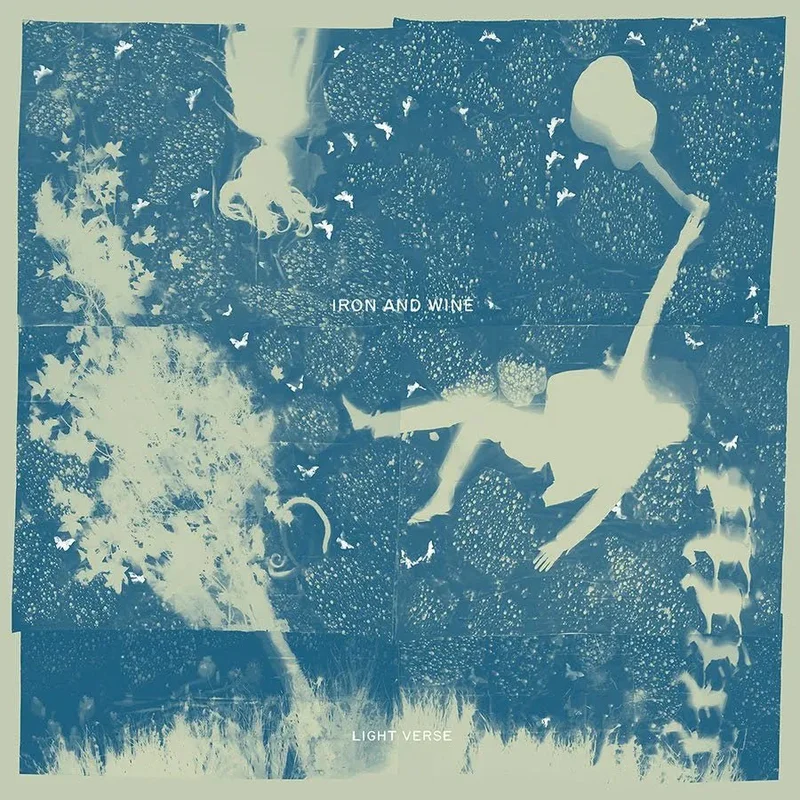 Iron & Wine - Light Verse - Clear with blue swirl Loser Edition color vinyl