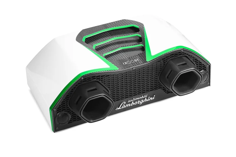 IXOOST Avaln For Automobili Lamborghini White Asopo Shiny + Contrast Green Viper shiny